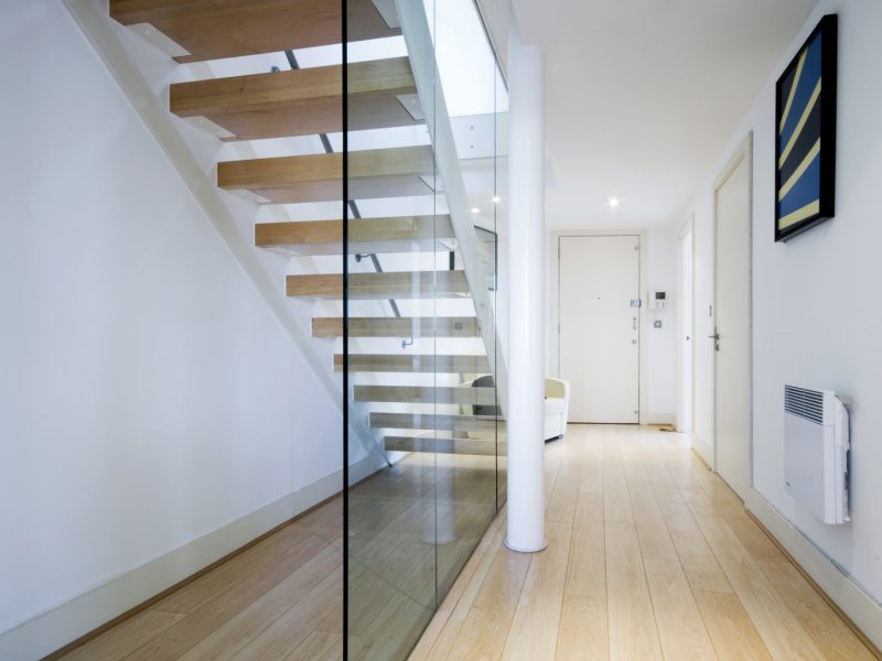 Glass Staircase Divider